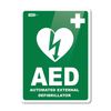 CARDIACT Poly AED Defibrillator Sign 22.5 x 30cm