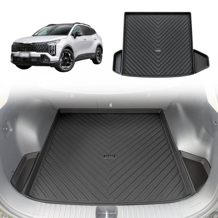 AUSGO Boot Liner For KIA Sportage NQ5 PE 2025-Onwards Without Right-Side Subwoofer Model Cargo Trunk Mat Boot Mat