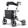 Altus Euro Walker Mobility Rollator Seat Aluminium Frame - Silver
