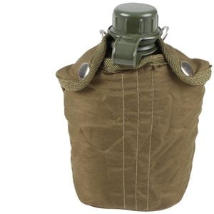 Cockatoo Camping 1qt Spill-Proof Canteen Water Container w/ Cover Army Green