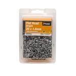 Paslode 20 x 1.6mm 500g Bright Steel Flat Head Nails - 1400 Pack