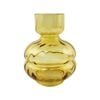 Urban 15cm Tommy Squat Glass Flower Vase Small - Amber
