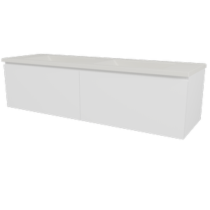 New England Joinery 1500mm Slim Regal Top Wall Hung Vanity