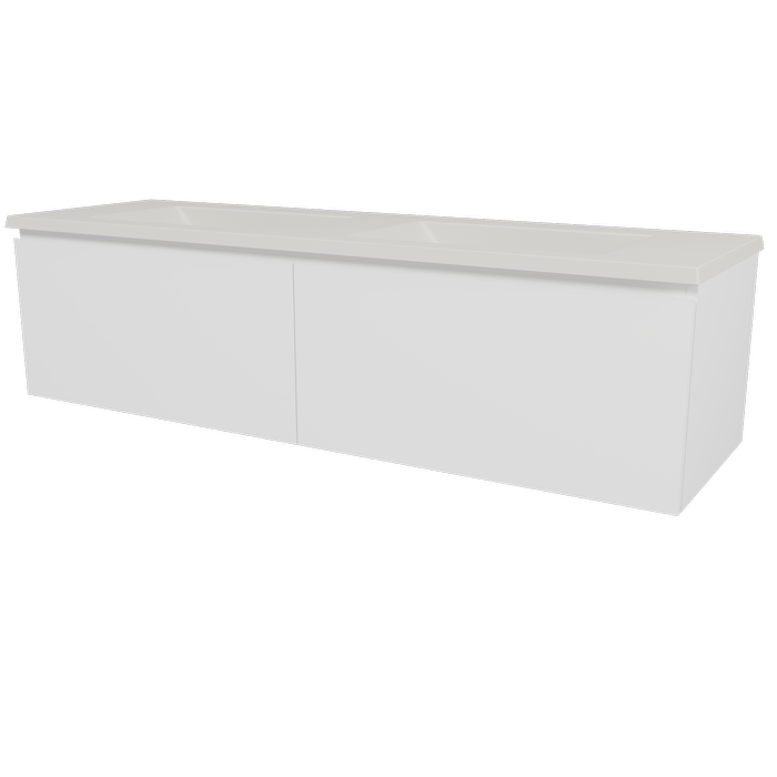 New England Joinery 1500mm Slim Regal Top Wall Hung Vanity