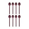 2x 4pc Ecology Apostle Teaspoons Set Elderberry 13cm Stainless Steel Enamel