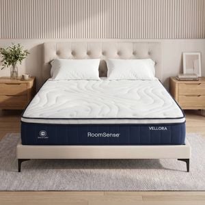Roomsense Double Mattress 30cm Medium Firm Mattress With Lumbar Support