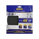 Irwin 225mm 240 Grit Sandpaper Mesh - 5 Pack