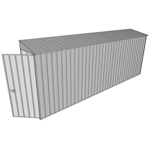 Build-a-Shed 0.8 x 5.2 x 2m Hinged Door Tunnel Shed - Zinc