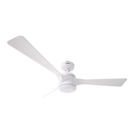 Hunter 132cm White Rosedale 3 Blade DC Ceiling Fan