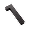 Sandleford 100mm Black Edge House Number 1