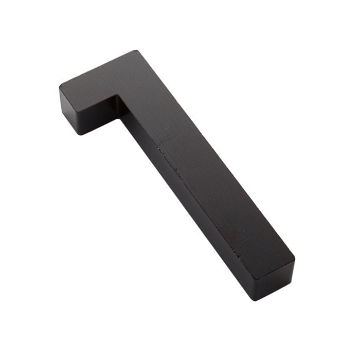 Sandleford 100mm Black Edge House Number 1