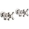 Foreno Chrome Colonial Washing Machine Taps