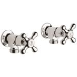 Foreno Chrome Colonial Washing Machine Taps