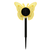 Click Yellow Solar Butterfly Stake
