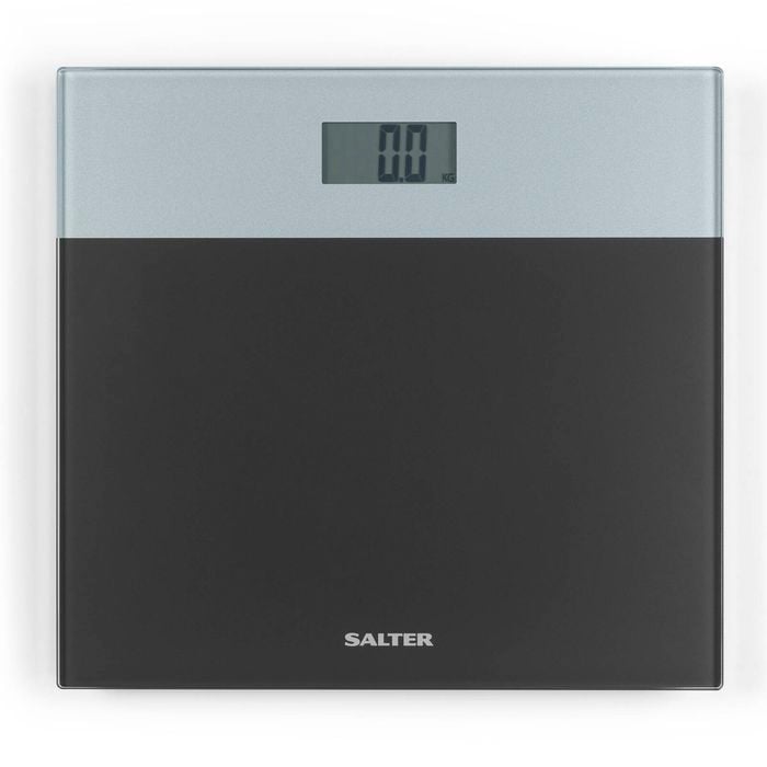 Salter Silver Glass Electronic Bathroom Scale
