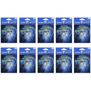 10x Surecatch 60lb Offshore Paternoster Fishing Rig Sharpened Hook - Size 5/0