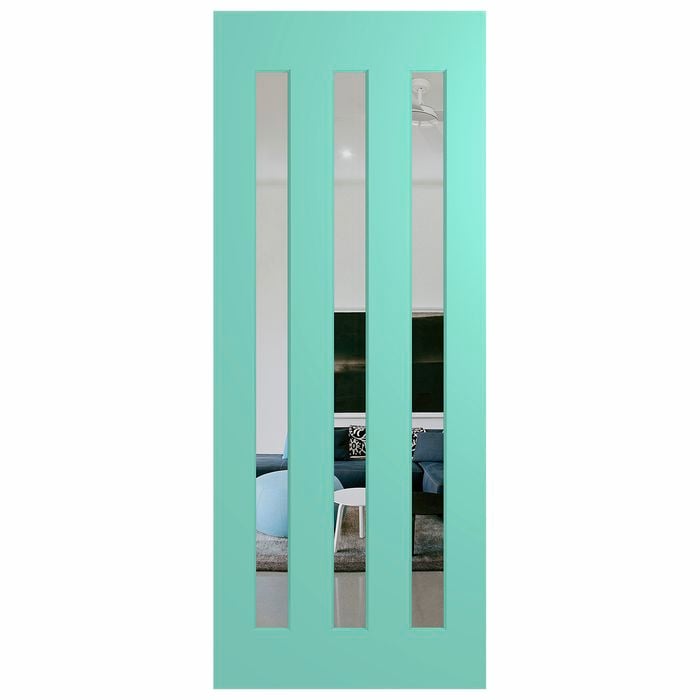 Hume Doors 1980 x 810 x 40mm Nexus 30 Entrance Door Glazed Clear - 810mm Glazed Clear