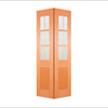 Woodcraft 2040 x 820 x 35mm Internal Bifold Door Half French Frosted Glass