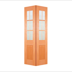 Woodcraft 2040 x 820 x 35mm Internal Bifold Door Half French Frosted Glass