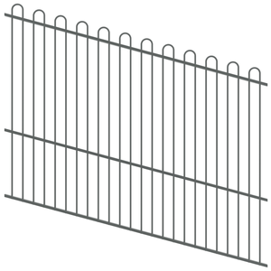 ProtectorAl 1201-2400W x 1800H Monument Loop Top Pool Fence Panel Raked Up to 15º
