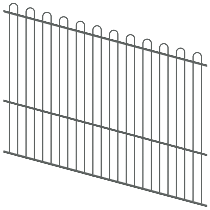 ProtectorAl 1201-2400W x 1800H Monument Loop Top Pool Fence Panel Raked Up to 15º