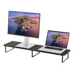 mbeat® activiva Black Dual Monitor Riser Dimensions:1000mm × 260mm × 122mm Fit Screen Size:13'~32' Package Weight:3.5kg