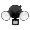 Brilliant Black Lamy DIY Twin Security Light with Sensor