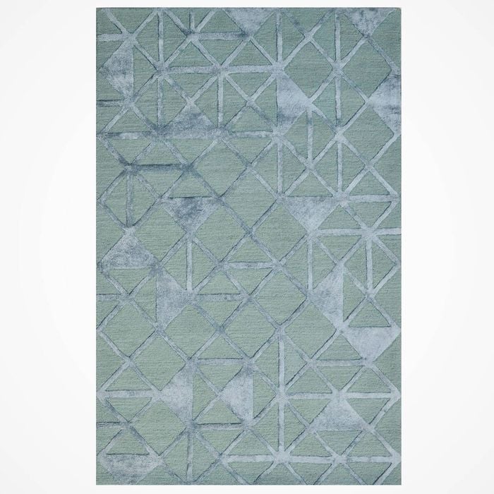 Designer Handmade Wool & Viscose Rug-Decotex 6399-Blue-160x230cm
