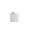 Attica Bentwood Heritage 600mm Matte White Curved Vanity With Pure White Stone Top