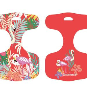 Immersa Small Graphic Flamingo Deluxe Pool Saddle Noodle Float