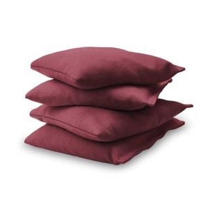Premium Cornhole Bean Bag Set Of 4 - Burgundy