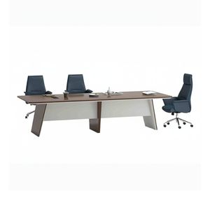 Modern Furniture ANDERS Boardroom Table 320cm - Hazelnut & Beige