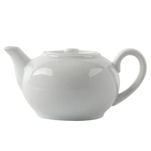 Olympia Whiteware Teapots Porcelain Chip Resistant 426ml 4 Pack