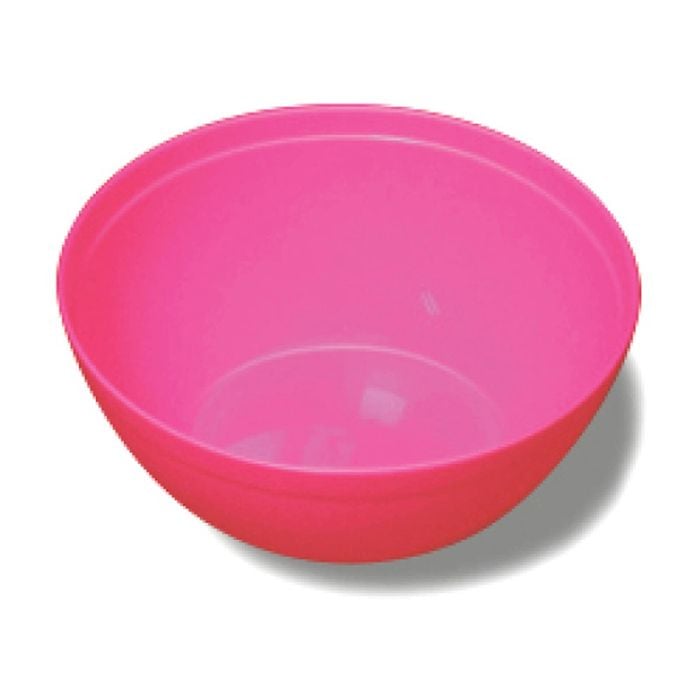 12x 10pc Partyware Reusable Durable Bowl Set Tableware 400ml Pink