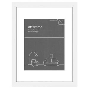 Frames & Hangers 42x54cm Picture Poster Frame White With Double Mats Home Decor