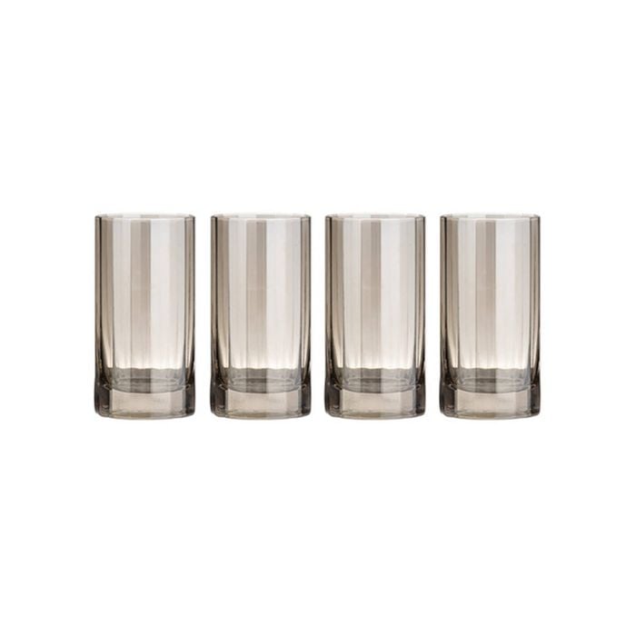 Tempa Ava Set of 4 Highball Tumbler - Champagne