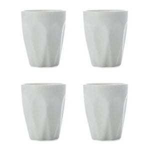 4x 1pc Set Maxwell & Williams White Basics Latte Cup 200ml/porcelain/coffee