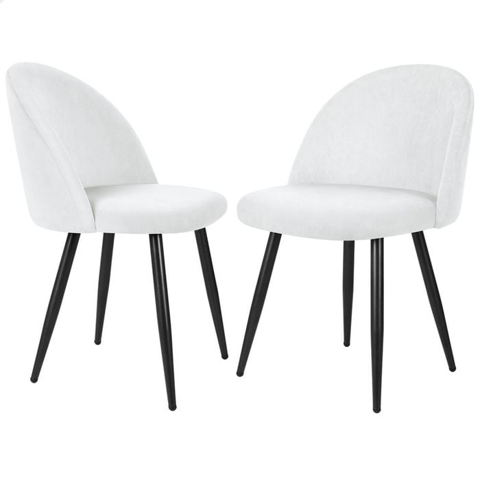 ALFORDSON Dining Chairs Velvet x2 - Bunnings Australia