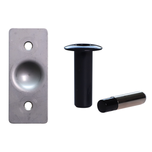 Fantom Hardware Black Magnetic Pivot Doorstop