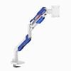 Desky Hercules Ultrawide Monitor Arm - Blue and White