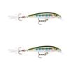 2x Rapala 4cm X Rap Jerkbait/Slashbait Hard Body Fishing Lures - Rainbow Trout