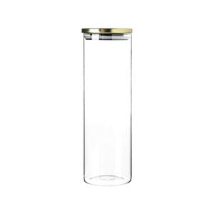 Argon Tableware Glass Storage Jar with Metal Lid - 2 Litre