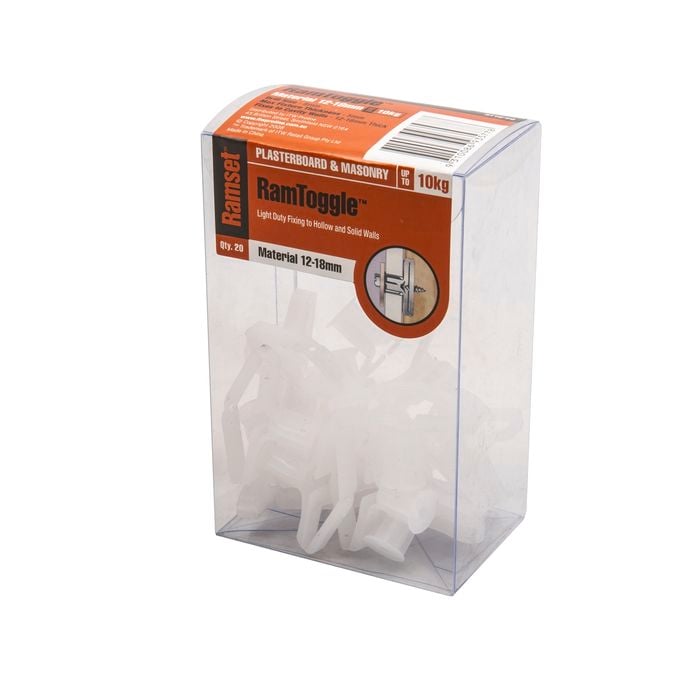 Ramset 8 x 16mm Ramtoggle Pack - 20 Pack