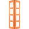 Woodcraft 2040 x 820 x 40mm Internal Bifold Door F84GL Clear Glass