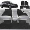 6D Diamond Car Floor Mats for Subaru Impreza 2007-2011-Full Set-Black-Outback GT