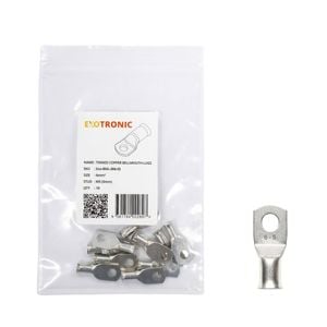 10 Pack of Exotronic 6mm² Copper Lug M5 | Bellmouth