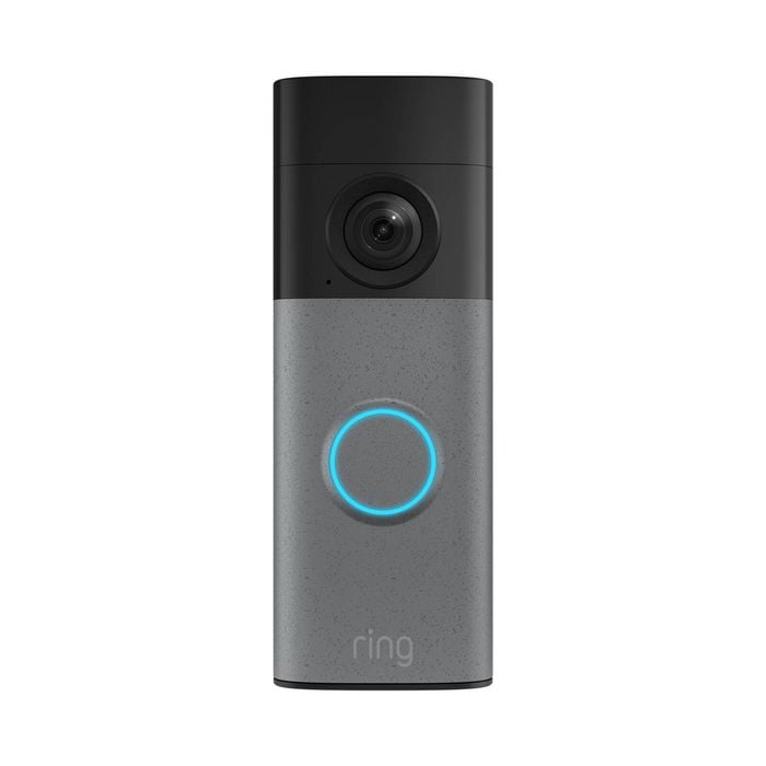 Ring Speckle Gray Battery Video Doorbell