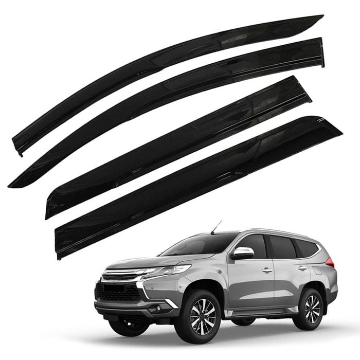 Weathershields for Mitsubishi Pajero Sport 2015-2024 Weather Shields Deflectors Window Visor