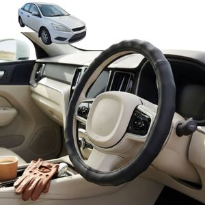 Australian Goose Steering Wheel Cover for Ford Focus 2005 - 2010 (LS) Circle Black