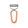 Avanti Stainless Steel Julienne Fruit/Vegetable Peeler Kitchen Swivel Blade ORNG